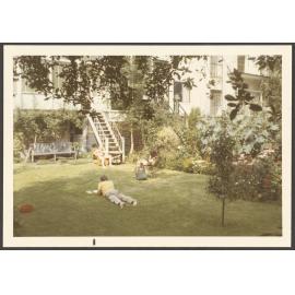 The Wentholts in their garden