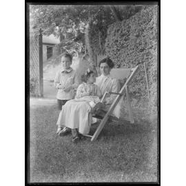 Helene, Lesley and Charles Brasch