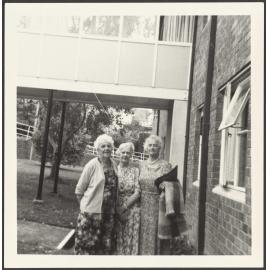 Jane McCartney and two unidentified women