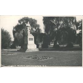 Scott Memorial, Christchurch, N.Z.
