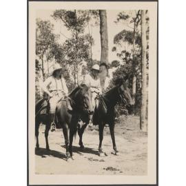 Two women on horseback in Pymble, Sydney