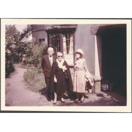 'June 14 1969 Janet's wedding, Dora, Esmond de Beer. Mrs [Canney?] Oaklea, Badger's [Mount?]'