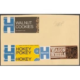 Hudsons Walnut Cookies, Hokey Pokey, Wagon Wheels