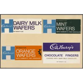 Cadbury & Hudson Dairy Milk Wafers, Mint Wafers, Orange Wafers, Chocolate Fingers