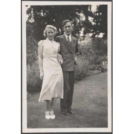 Jack and Edith on their wedding day
