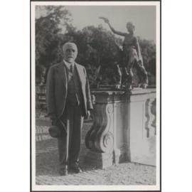 Willi Fels at Drottningholm Castle, Stockholm, 1935