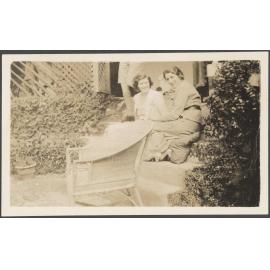 'Gran and Mum with a touch of Uncle, Diyatalawa, New Year 1938'