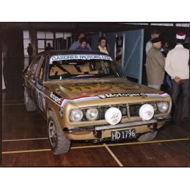 Hillman Avenger rally car sponsored by Cadbury Moro