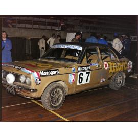 Hillman Avenger rally car sponsored by Cadbury Moro