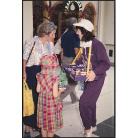 Cadbury bars giveaway in shopping mall