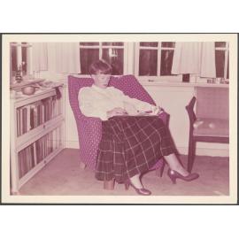Margaret Scott at Heriot Row, Easter 1955