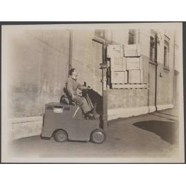 Cadbury Fry Hudson forklift