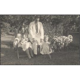 Christmas postcard from the Hamilton family