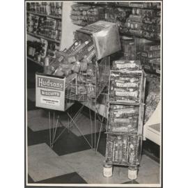 Hudsons Biscuits shop display