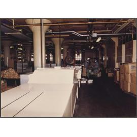 Finger Biscuits. Enrober cooling tunnel.