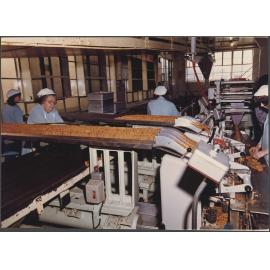 Feeder for Chippie biscuit wrapping