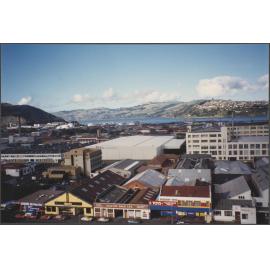 View over Cadbury factory and surrounding area