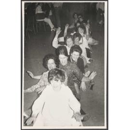 Group of women at farewell party for Mavis Welsford