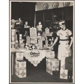 Display of Cadbury and Hudsons products