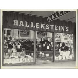 Hallensteins storefront, Karangahape Road