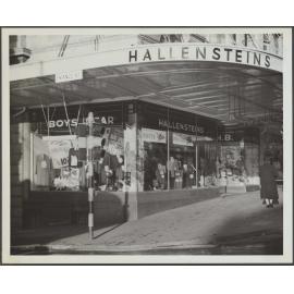 Hallensteins storefront, Newton