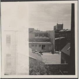 Rear of Hallensteins branch premises, New Plymouth