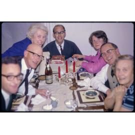 Family group at Murray Hanan's birthday celebration