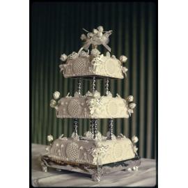 Cake for the wedding of Elizabeth Walsh and Murray Hanan