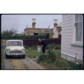 Murray Hanan with his son David at the family home on Highgate