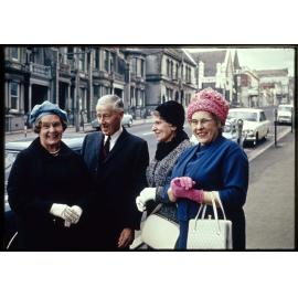 Group attending David Hanan's christening