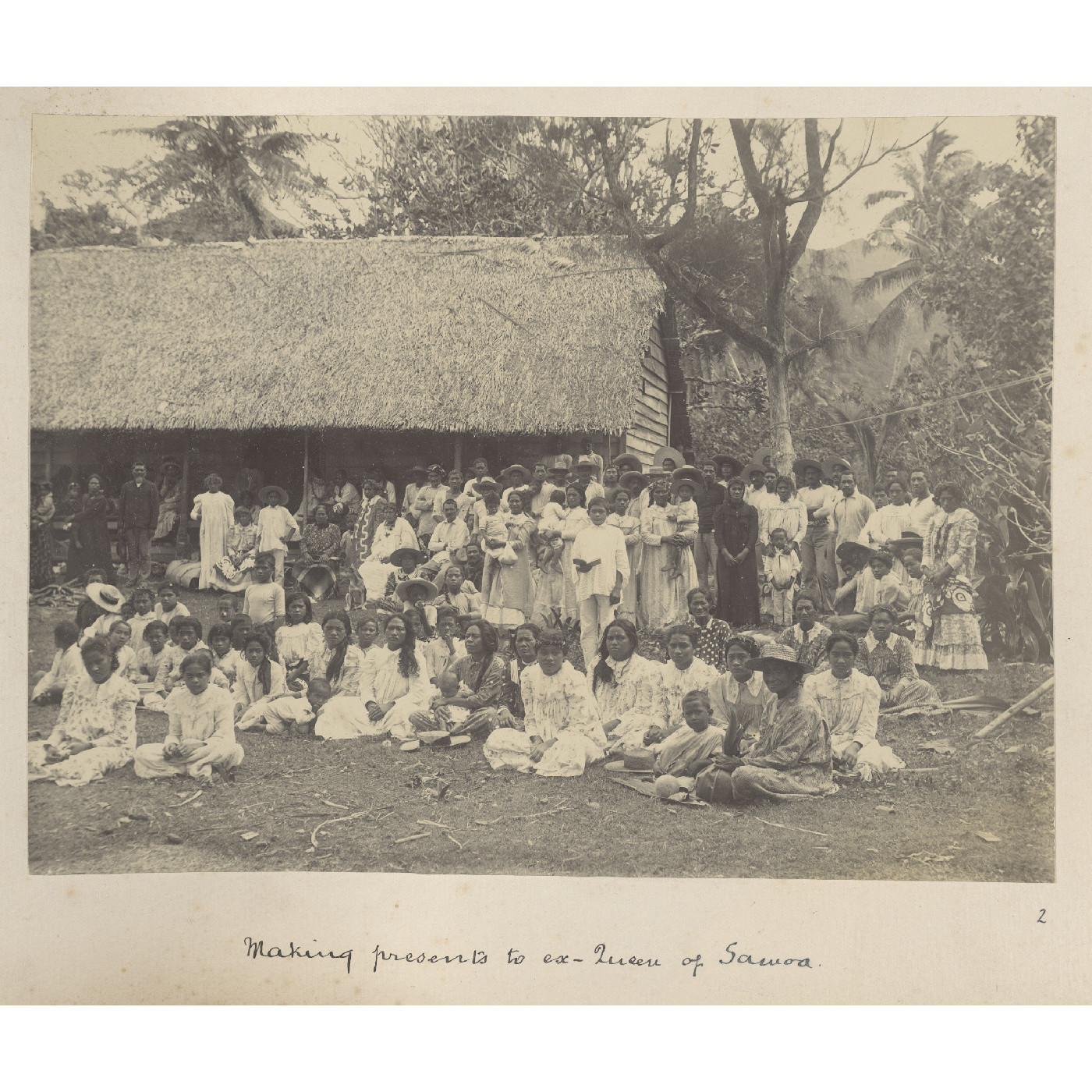 Photograph album relating to S.S. Corinna voyage to Polynesia - P1950-001/2