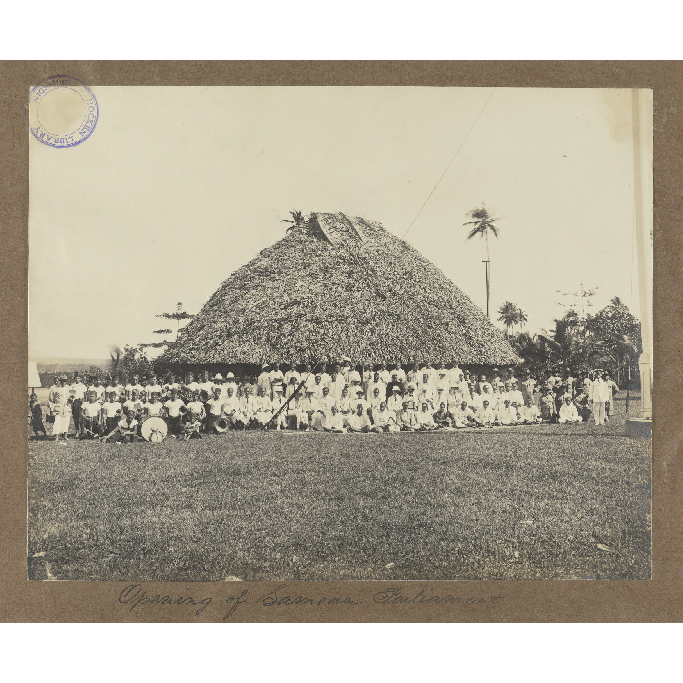 Opening of Samoan Parliament