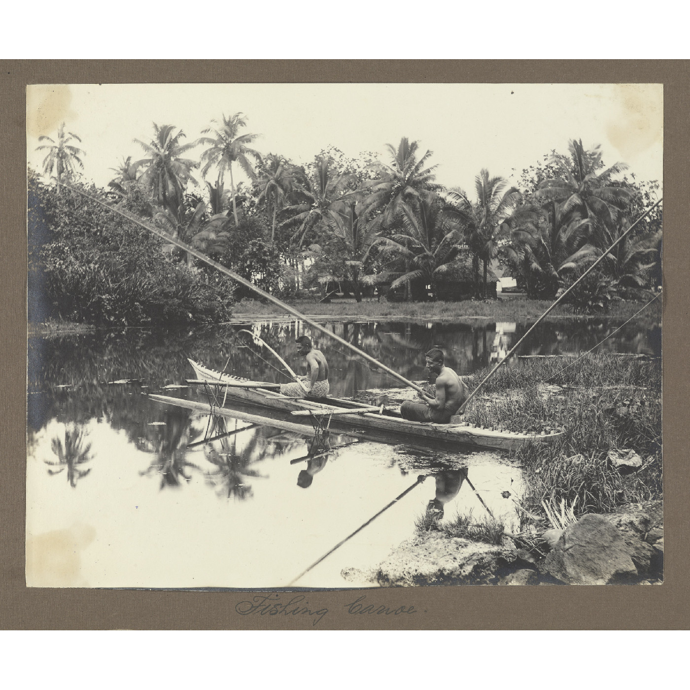 Fishing canoe
