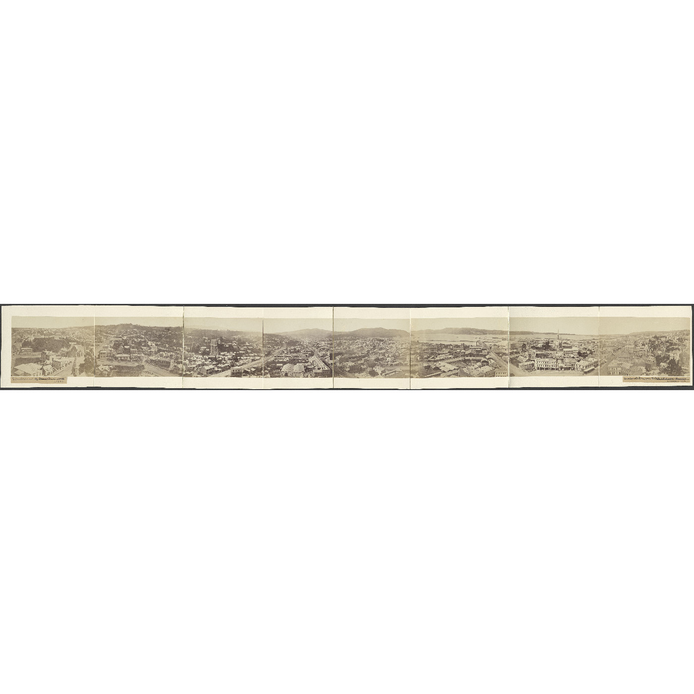 Walter Burton, Panorama of Dunedin, 1880