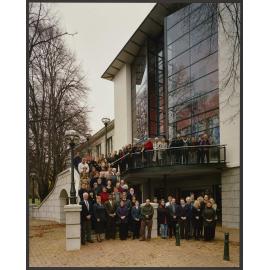 Staff and management outside Otago Museum