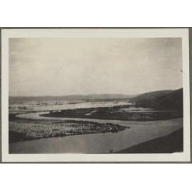 'Taieri in flood from above Henley'