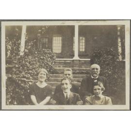 Willi Fels, Charles and Lesley Brasch and two unidentified people