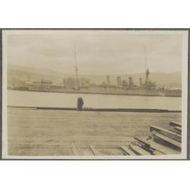 Large ship in harbour