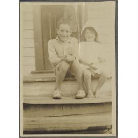 Charles Brasch and unidentified girl