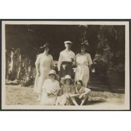Henry [and Lesley] Brasch and four unidentified women