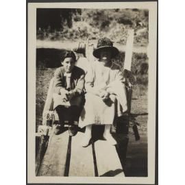 Lesley Brasch and unidentified woman