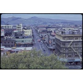 View south along Colombo Street from Christchurch Cathedral tower
