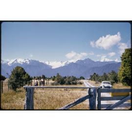 'View of Mt Cook and Mt Tasman'
