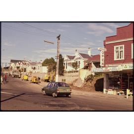Road widening works, Highgate, Roslyn