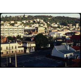 View over Cumberland Street from Queen Mary Maternity Hospital