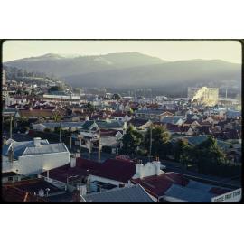 View over Castle Street from Queen Mary Maternity Hospital