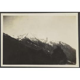 Snow capped mountain