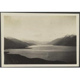 Lake among mountains