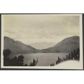 Lake with trees in foreground