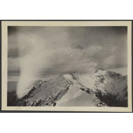 Snow-covered mountaintops